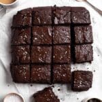 Healthy Applesauce Brownies (Vegan + Eggless) Recipe