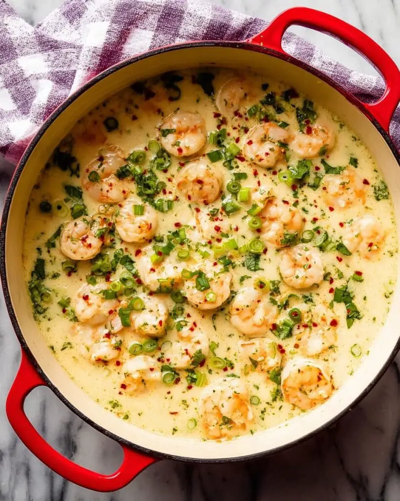 Creamy Coconut Shrimp with Lime and Cilantro Recipe
