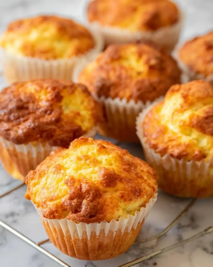 High Protein Cheese & Egg Muffins Recipe