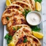 Crispy Lebanese Meat Stuffed Pita - Arayes Recipe
