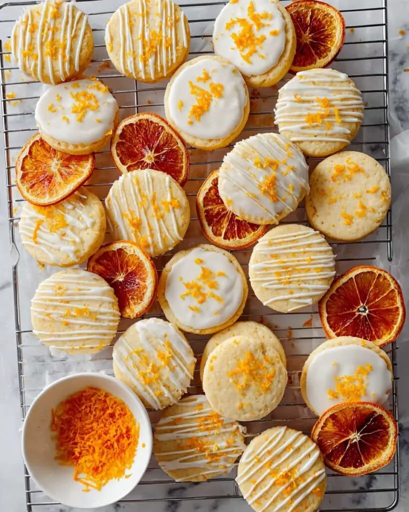 Orange Shortbread Cookies Recipe