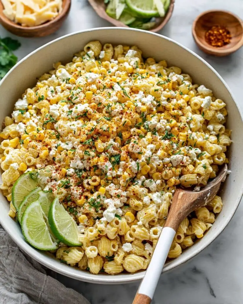Mexican Street Corn Pasta Salad Recipe