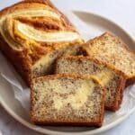 Cream Cheese Swirl Banana Bread Recipe