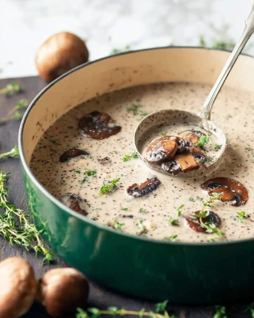 Mushroom and Brie Soup Recipe