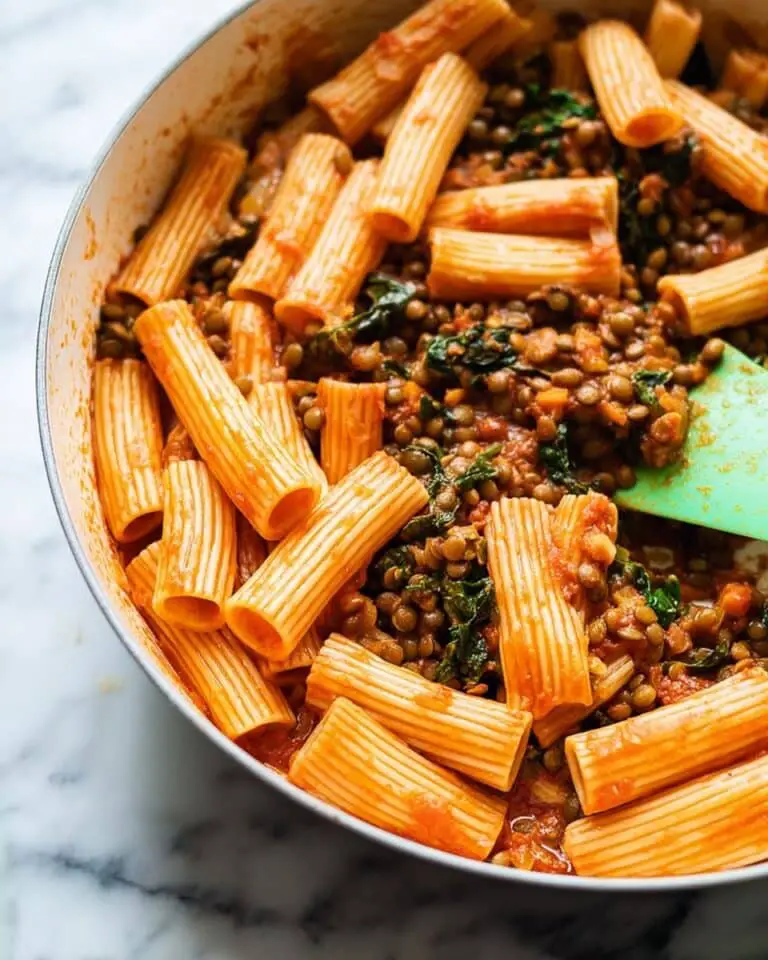 Lentil Tahini Pasta Recipe