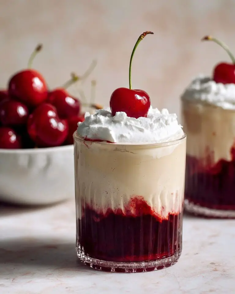 Viral Cherry Vanilla Latte Recipe (Low-Sugar Option!) Recipe