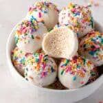 No Bake Funfetti Cheesecake Bites Recipe