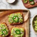 Spicy Smashed Avocado Hash Brown Toasts Recipe