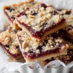 Coconut Raspberry Crumble Bars Recipe