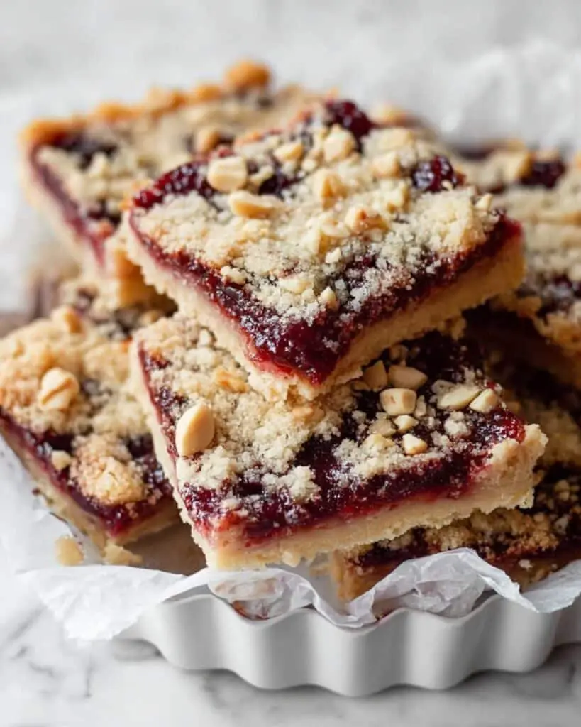 Coconut Raspberry Crumble Bars Recipe