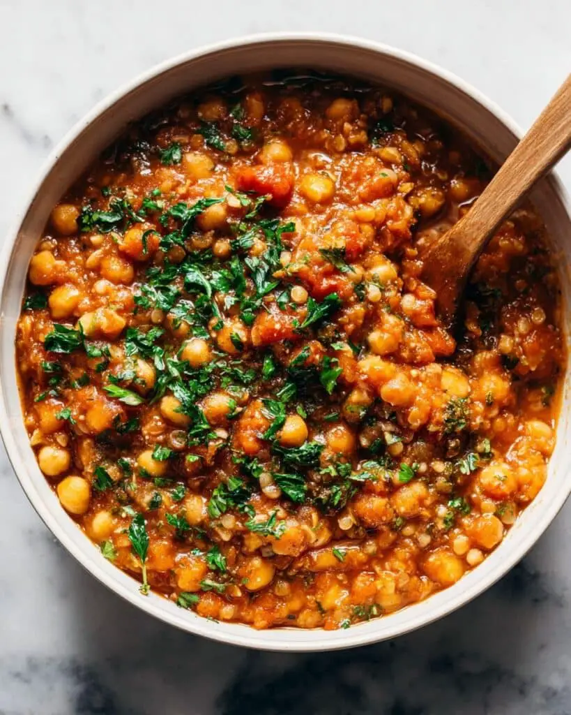 Pearl Couscous Skillet with Tomatoes, Chickpeas, and Feta Recipe
