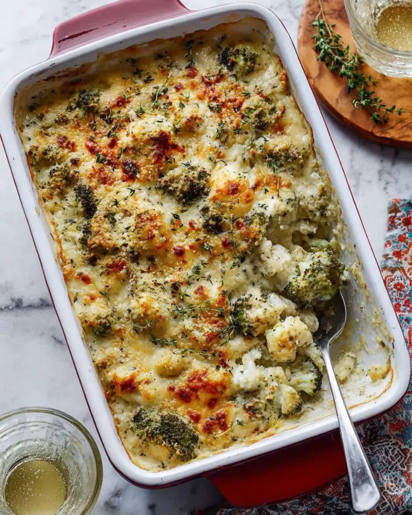 Cheesy Chicken and Broccoli Quinoa Bake Recipe