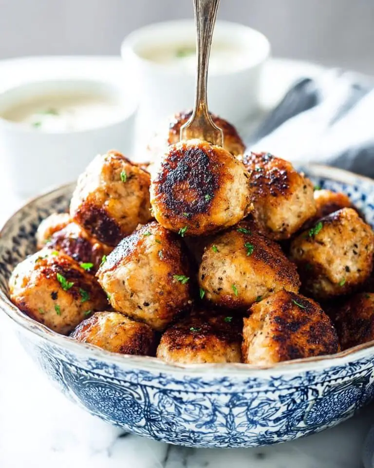 Sweet Potato Turkey Meatballs with Maple-Dipped Sauce Recipe