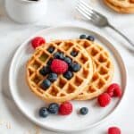 Healthy Oat Waffles Recipe
