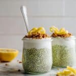 Lemon Chia Pudding with Coconut Milk and Cottage Cheese Recipe