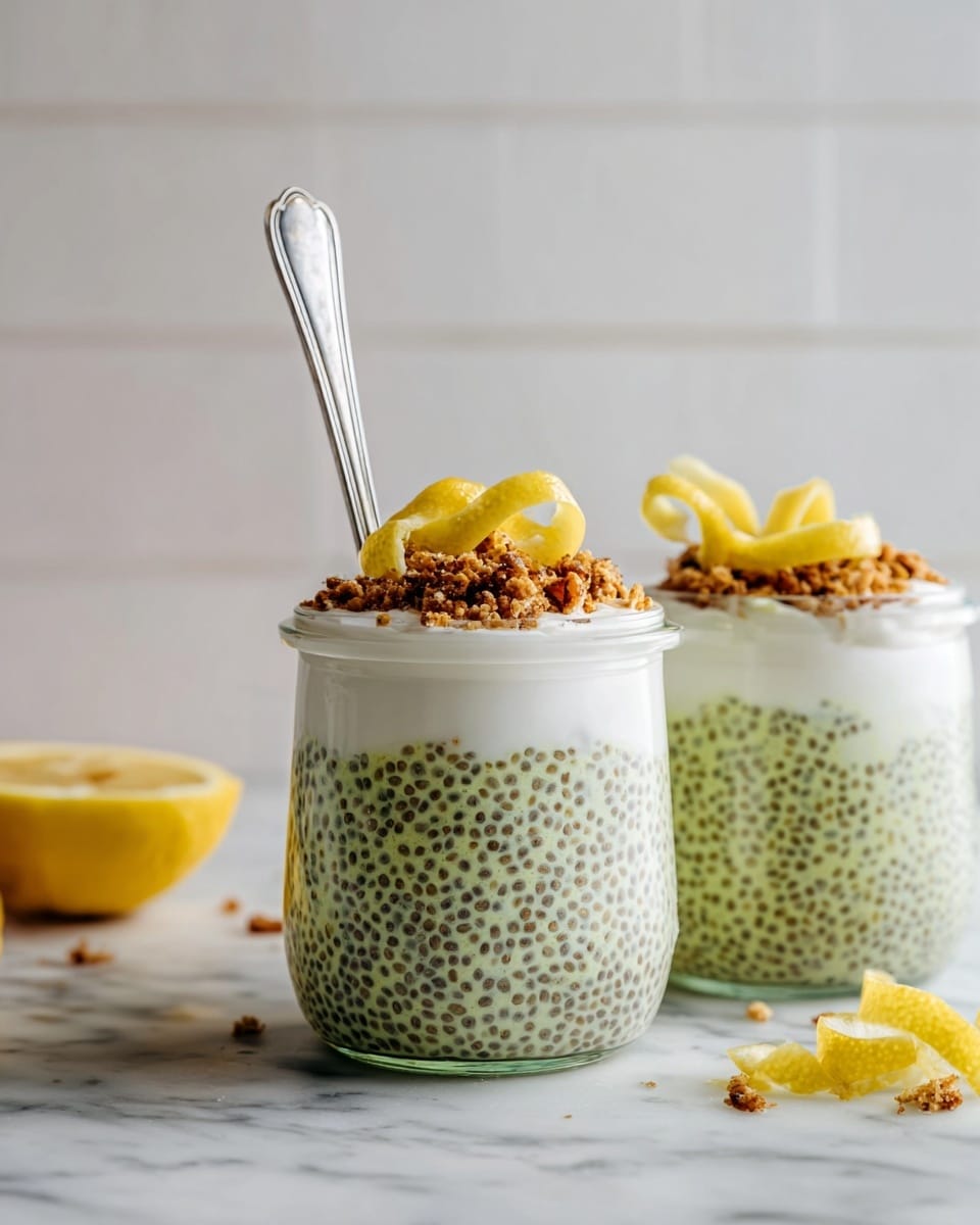 Lemon Chia Pudding with Coconut Milk and Cottage Cheese Recipe