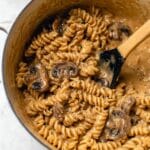 One Pot Vegan Mushroom Stroganoff Recipe