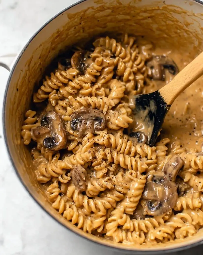 One Pot Vegan Mushroom Stroganoff Recipe