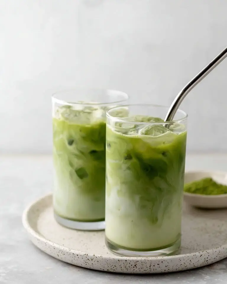 Iced Matcha Latte Recipe