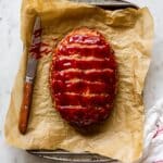 Healthy Ground Chicken Meatloaf with Tomato Glaze Recipe