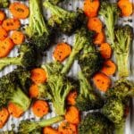 Roasted Broccoli and Carrots with Parmesan Recipe