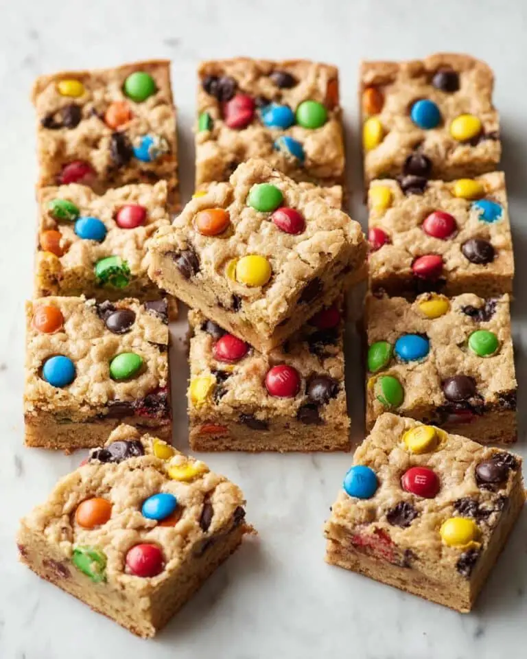 Oatmeal Chocolate Chip M&M Bars Recipe