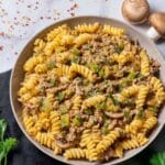 Philly Cheesesteak Pasta Recipe