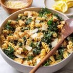 Kale Caesar Pasta Salad with Chicken Recipe
