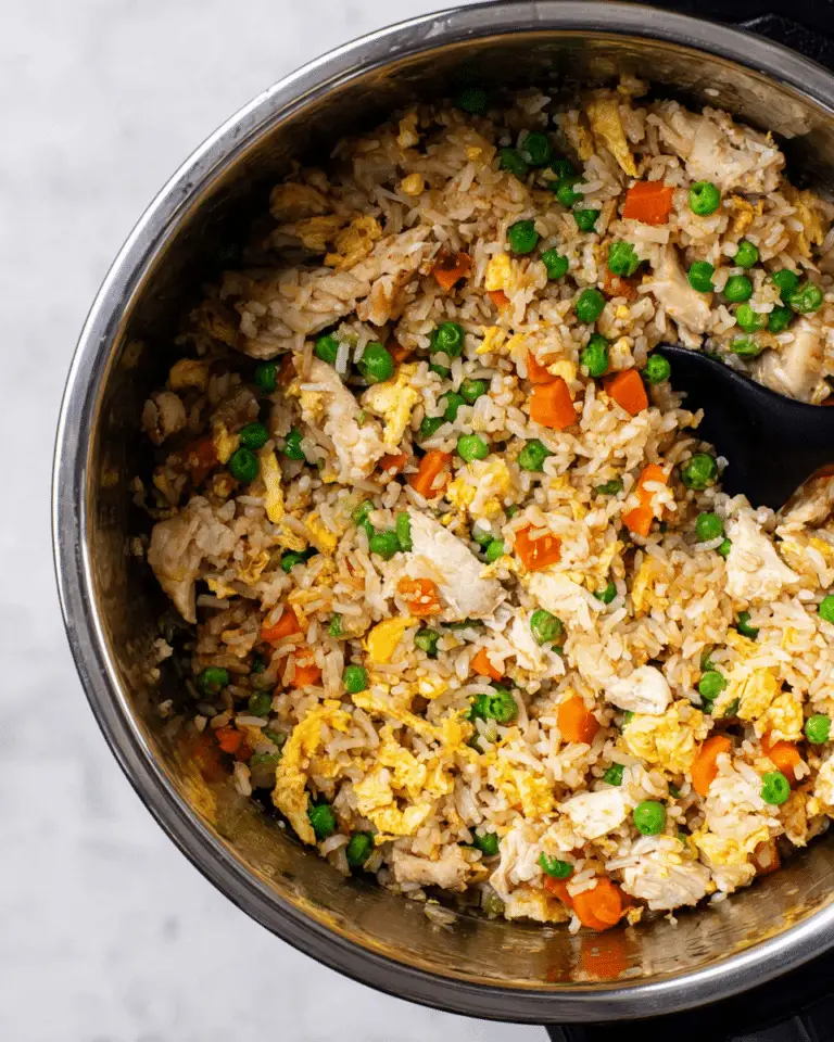 Instant Pot Chicken Fried Rice Recipe