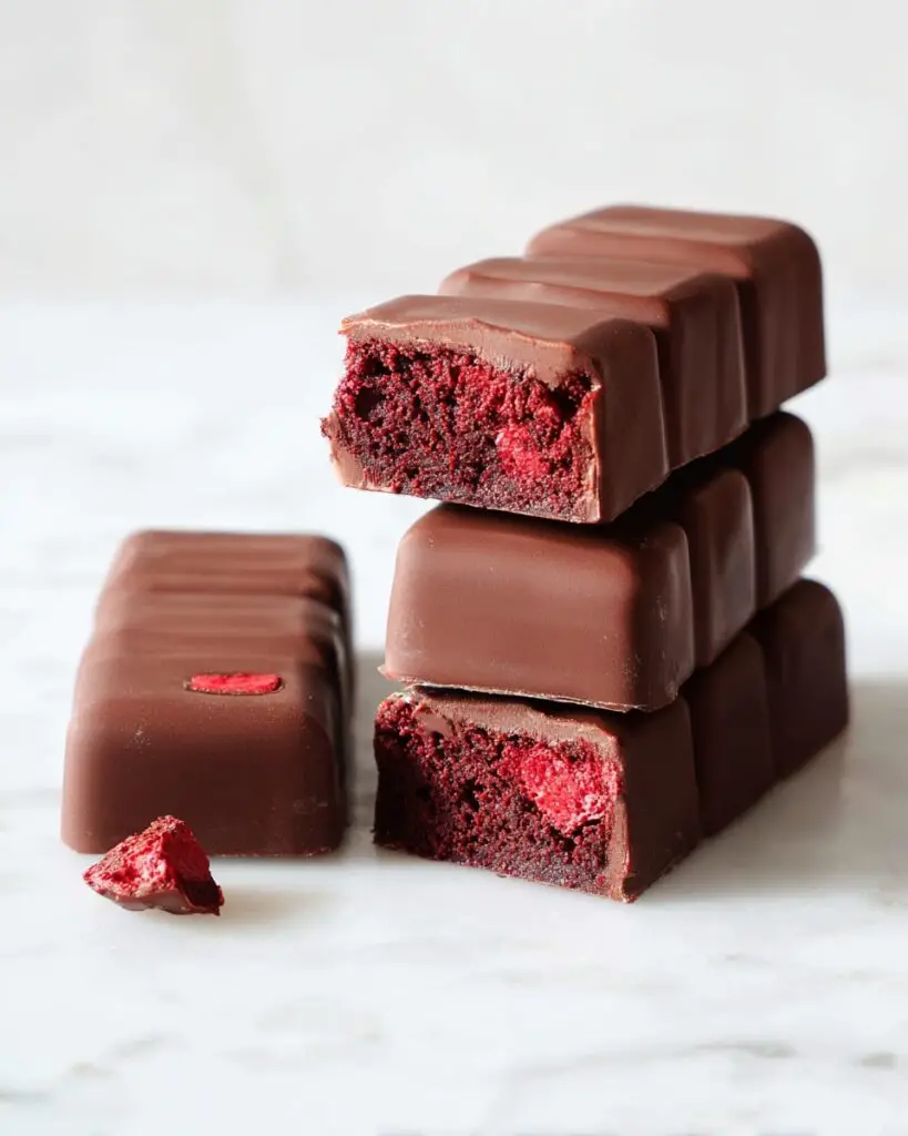 Gluten Free Red Velvet Cake Protein Bars (The Best Guilt-Free Dessert) Recipe