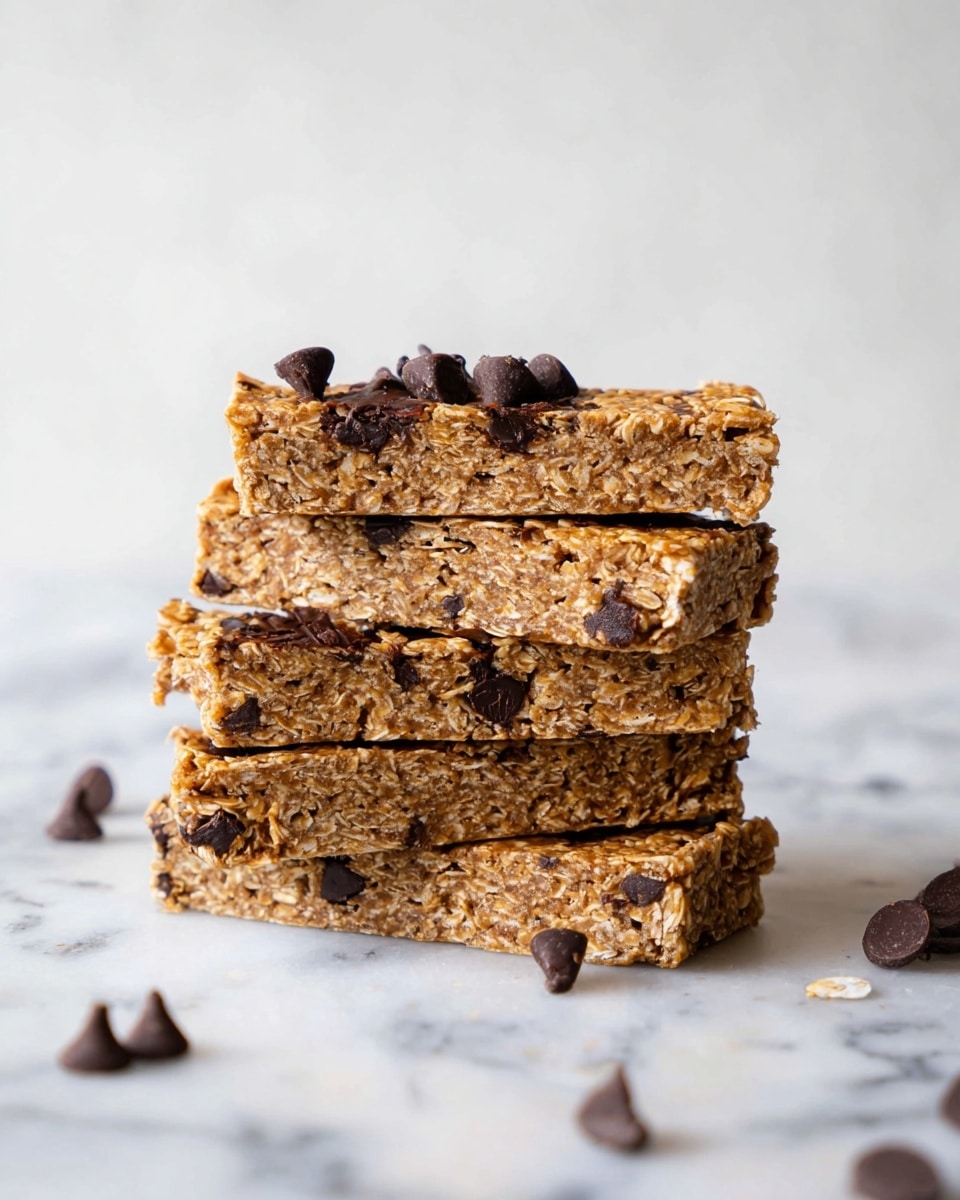 Homemade Healthy No-Bake Oatmeal Protein Bars Recipe