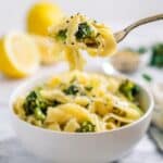 Mafalde Pasta with Broccoli, Lemon & Pine Nuts Recipe