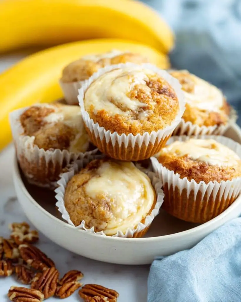 Cream Cheese Banana Muffins Recipe