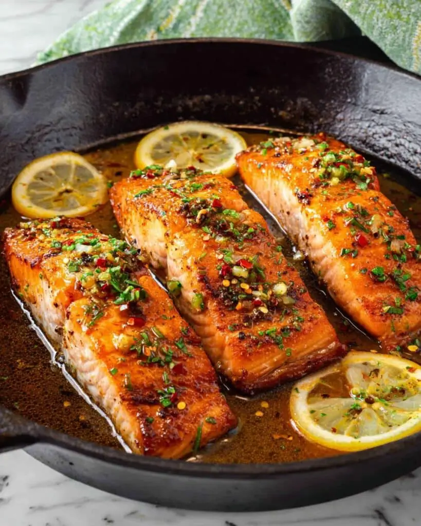 Cowboy Butter Salmon Recipe