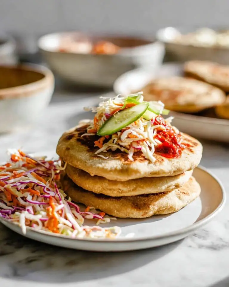 Authentic Pupusas with Refried Beans and Cheese Recipe