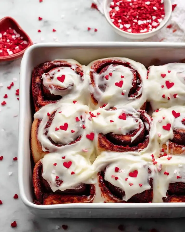Red Velvet Cinnamon Rolls Recipe