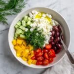 Greek Cottage Cheese Bowl (Easy High-Protein Recipe) Recipe