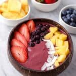 Thick Fruit Smoothie Bowl Recipe