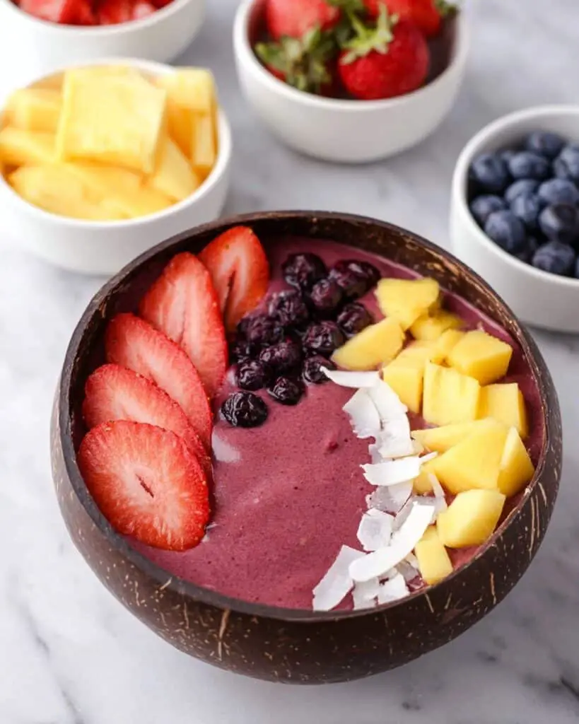 Thick Fruit Smoothie Bowl Recipe