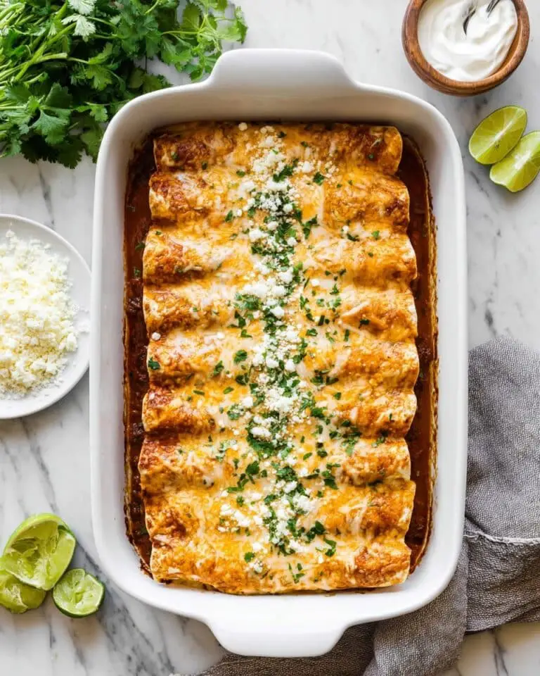 Easy Chicken Enchiladas Recipe
