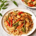Sweet and Sour Chicken with Noodles and Vegetables Recipe