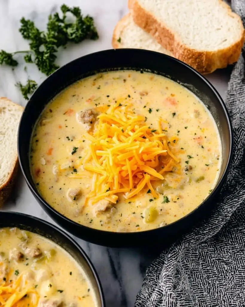 Cheeseburger Soup Recipe