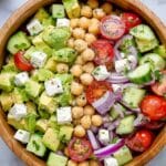 Chickpea Feta and Avocado Salad Recipe