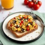 Mediterranean Scrambled Eggs with Feta Recipe