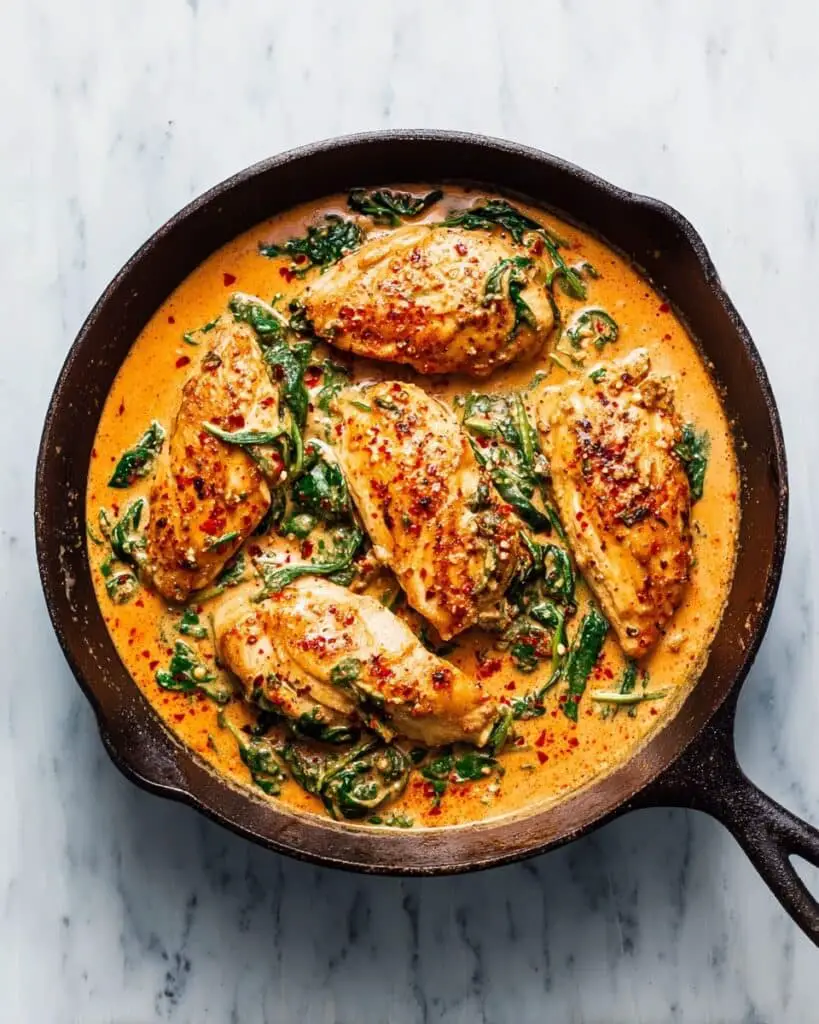 Creamy Tomato Chicken Skillet Recipe