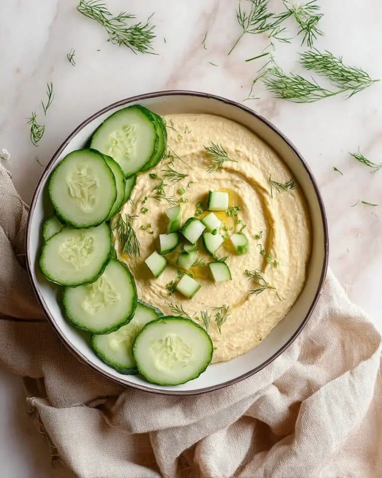 Dill Pickle Hummus Recipe