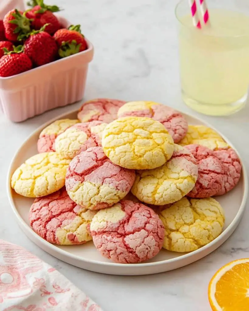 Strawberry Lemonade Cookies Recipe
