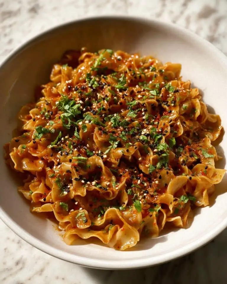 10-min Cilantro Lime Chili Noodles Recipe