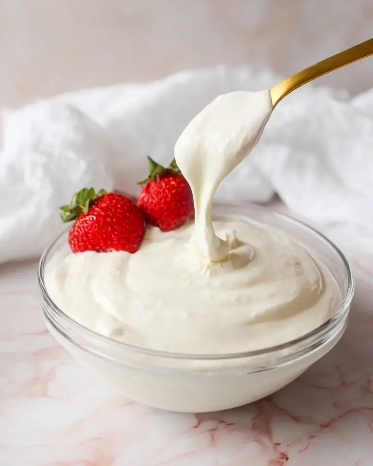 Quick Whipped Cream Alternative with Greek Yogurt Recipe