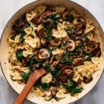 Spinach & Mushroom Pasta Recipe